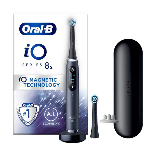 Oral-B iO8s električna zobna ščetka - črna