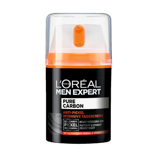 L'Oréal Men Expert Pure Carbon vlažilna krema proti mozoljem in nepravilnostim 50 ml