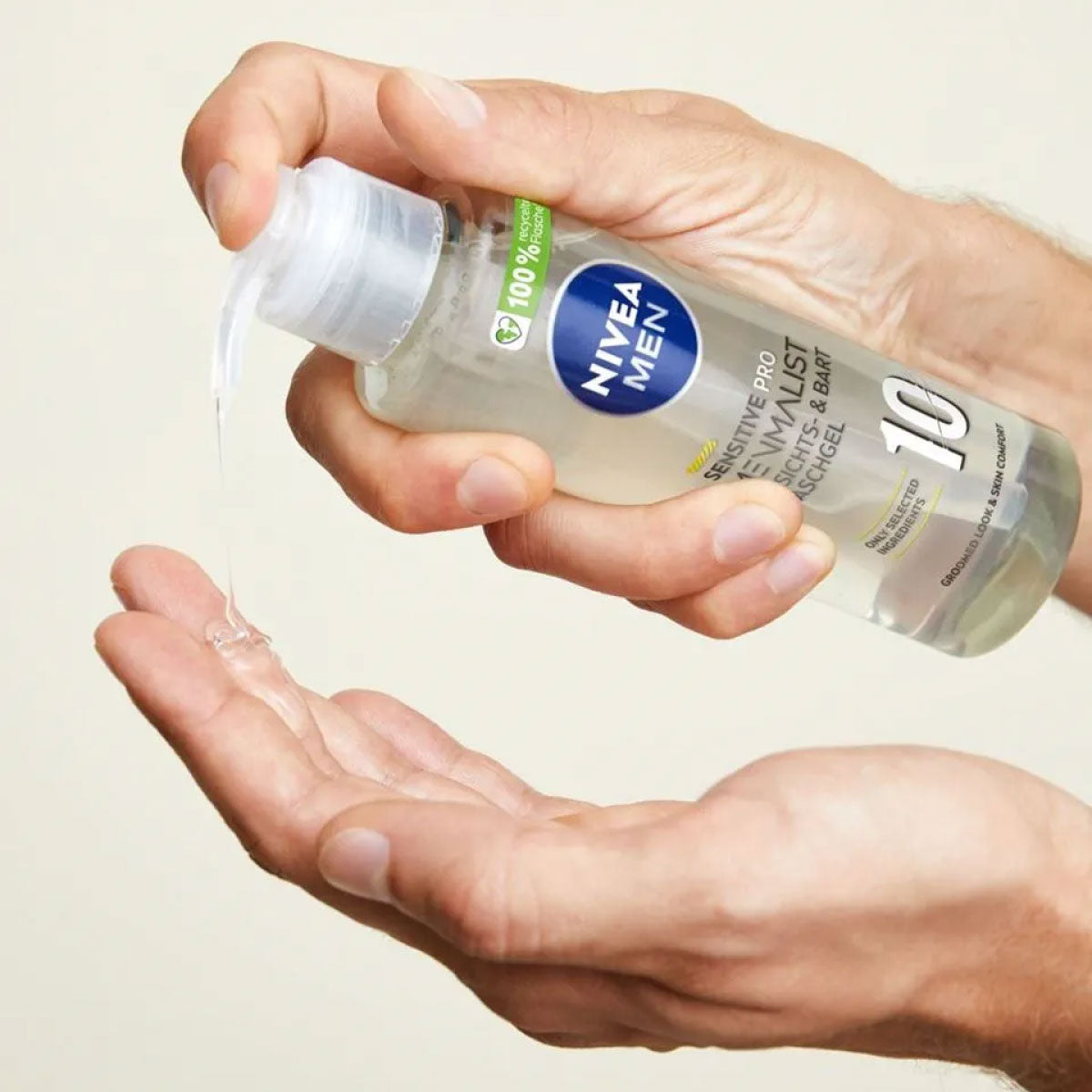 Nivea MEN Sensitive Pro Menmalist gel za čiščenje obraza 200 ml