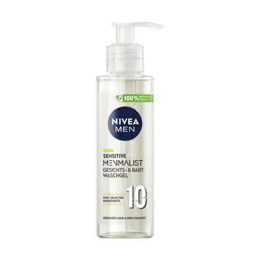 Nivea MEN Sensitive Pro Menmalist gel za čiščenje obraza 200 ml