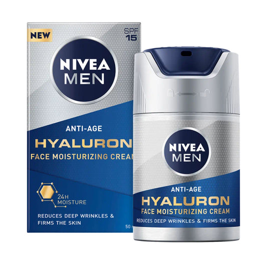 Nivea Men Anti-age dnevna krema s hialuronsko kislino 50 ml