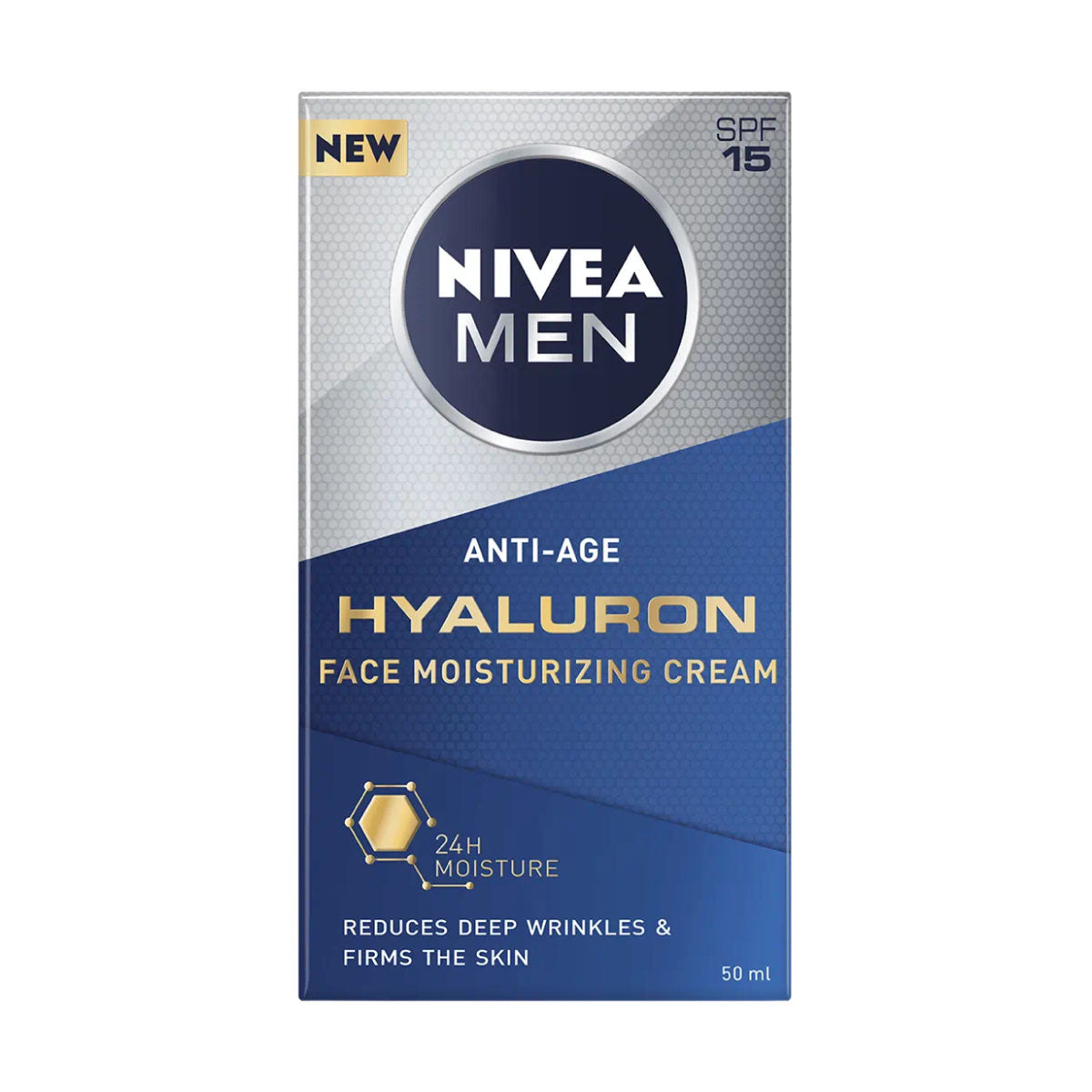 Nivea Men Anti-age dnevna krema s hialuronsko kislino 50 ml