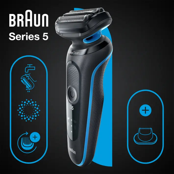 BRAUN brivnik 51-M1200s za mokro in suho britje